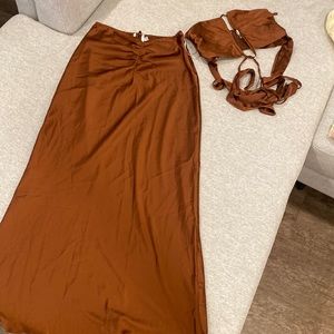 Brown Princess Polly 2 piece set